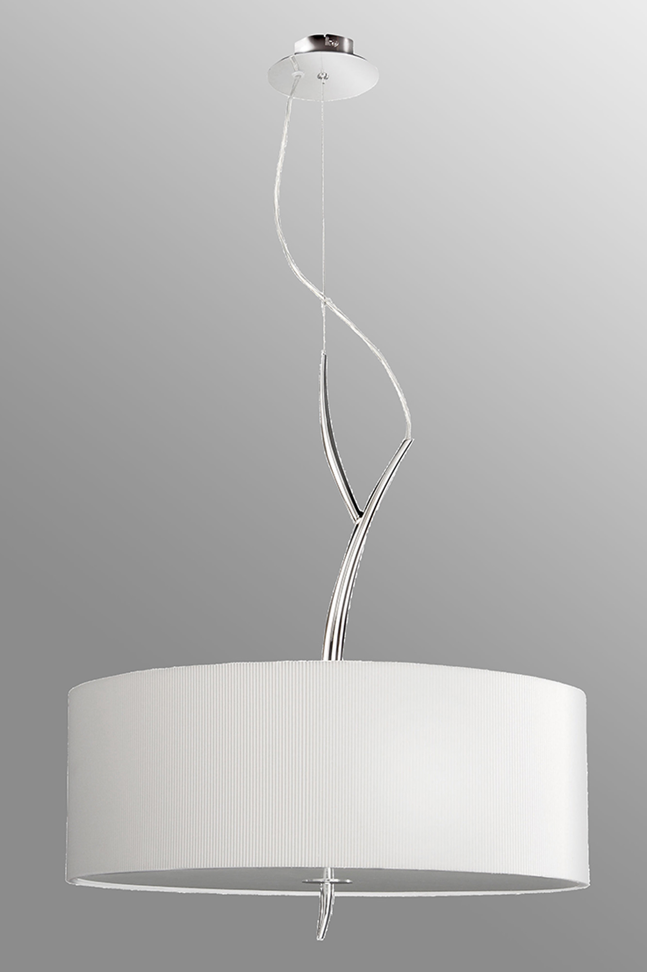 Eve Polished Chrome-Spain White Ceiling Lights Mantra Single Pendant Eve Polished Chrome-Spain White Ceiling Lights Mantra Single Pendant
